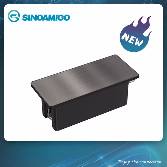 European standard office conference furniture usb table power socket outlet